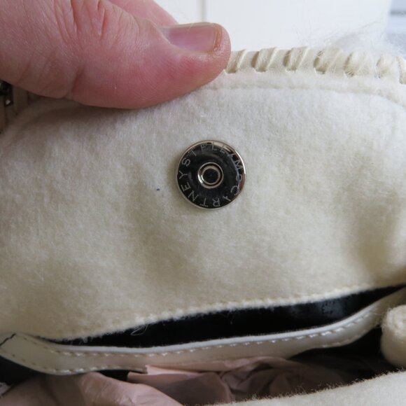 Stella McCartney Ivory Fur Top Handle Bag w/ Tags - Picture 7 of 8